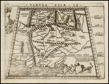 India and Central Asia & Caucasus Map By Giacomo Gastaldi