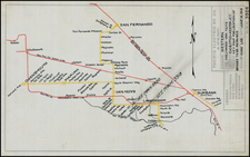 California Map By Pacific Electric Railway