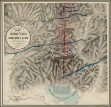 Southwest, Nevada and California Map By Charles F. Hoffmann / Ferd. Mayer & Co.