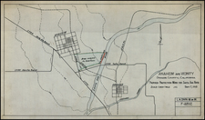 California Map By Southern Pacific Railroad Company