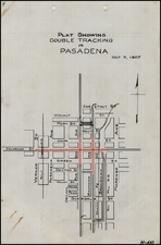 California Map By Pacific Electric Railway