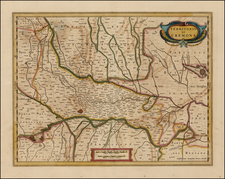 Italy Map By Henricus Hondius