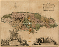 Caribbean Map By Thomas Craskell  &  James Simpson