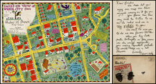 Curiosities Map By Gwindell Printing Co.