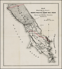 California Map By Britton & Rey