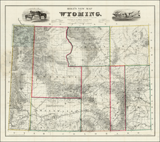 Plains and Rocky Mountains Map By G.W.  & C.B. Colton / G.L. Holt