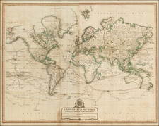 World and World Map By Laurie & Whittle