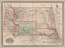 Plains and Rocky Mountains Map By Alvin Jewett Johnson