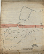 California Map By Santa Fe Railroad