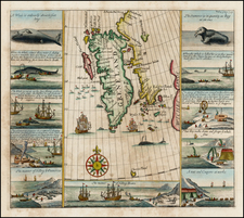 Northern Hemisphere, Polar Maps, Russia and Scandinavia Map By Samuel Purchas