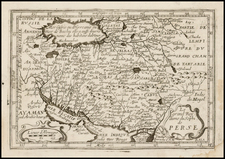 Central Asia & Caucasus and Middle East Map By Jean Picart