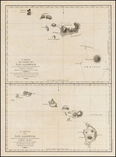 Hawaii and Hawaii Map By Jean Francois Galaup de La Perouse