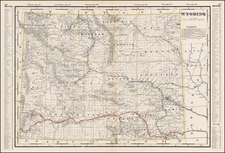 Plains and Rocky Mountains Map By George F. Cram