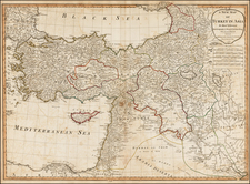 Turkey, Central Asia & Caucasus, Middle East, Turkey & Asia Minor and Balearic Islands Map By Richard Holmes Laurie  &  James Whittle