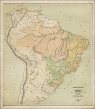 Brazil Map By Francisco Ignacio Marcondes  Homem de Mello