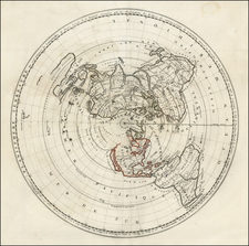 World, World, Polar Maps, Australia and New Zealand Map By Jean-Baptiste Nolin / Jean-Dominique Cassini