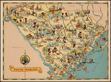 Southeast Map By Ruth Taylor White