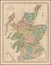 Scotland Map By Robert Wilkinson