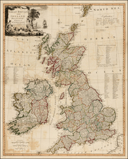 British Isles Map By Laurie & Whittle