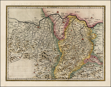 Italy Map By Abraham Ortelius