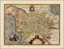 Italy Map By Abraham Ortelius