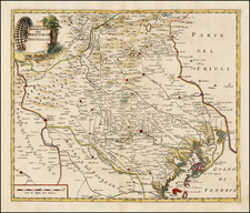 Italy Map By Giambattista Albrizzi