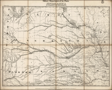 Plains and Rocky Mountains Map By United States War Dept.