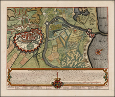 Poland Map By Jean de Beaurain