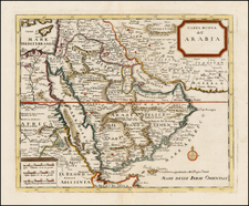 Middle East Map By Isaak Tirion