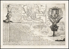 United States, Texas, Plains, Southwest, Rocky Mountains, Mexico, Baja California, South America and California Map By Joseph Nava