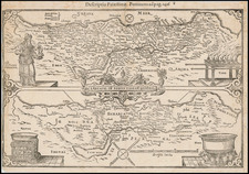 Holy Land Map By Herborn Bible