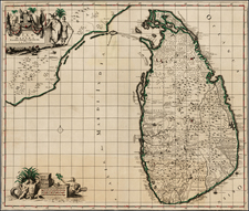 India and Other Islands Map By Reiner & Joshua Ottens