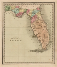 Florida Map By Jeremiah Greenleaf