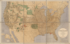 United States Map By U.S. General Land Office