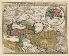 Ukraine, Balkans, Turkey, Central Asia & Caucasus, Middle East and Turkey & Asia Minor Map By Christopher Weigel