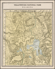 Rocky Mountains Map By George F. Cram