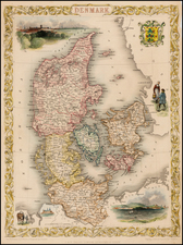 Scandinavia Map By John Tallis