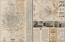 Arizona and California Map By McGrath & Selover / McGrew Commercial Printery