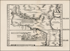 Atlantic Ocean, North America, South America and America Map By Lorenz Fries