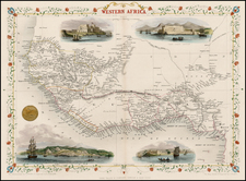 West Africa Map By John Tallis