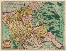 Poland and Baltic Countries Map By Abraham Ortelius