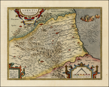 Italy Map By Abraham Ortelius