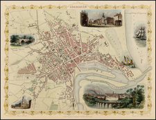 Scotland Map By John Tallis