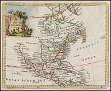 North America Map By Thomas Jefferys