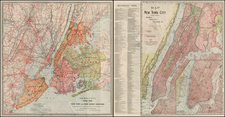 New York City and Mid-Atlantic Map By Rand McNally & Company