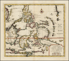 Southeast Asia and Philippines Map By Issac Tirion