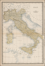 Italy Map By Rand McNally & Company