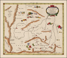 China and Central Asia & Caucasus Map By  Gerard Mercator