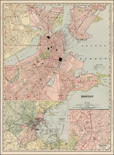 New England Map By Rand McNally & Company