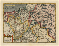 Poland and Baltic Countries Map By Abraham Ortelius